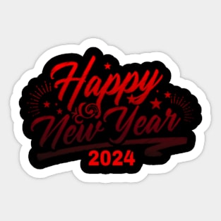 Happy new year  2024 Sticker